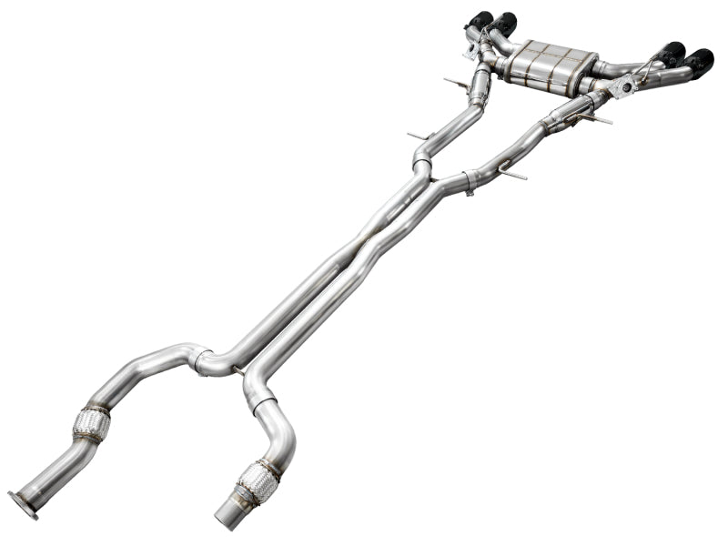 AWE Tuning 2021+ Cadillac CT4-V Blackwing SwitchPath Exhaust with Diamond Black Tips