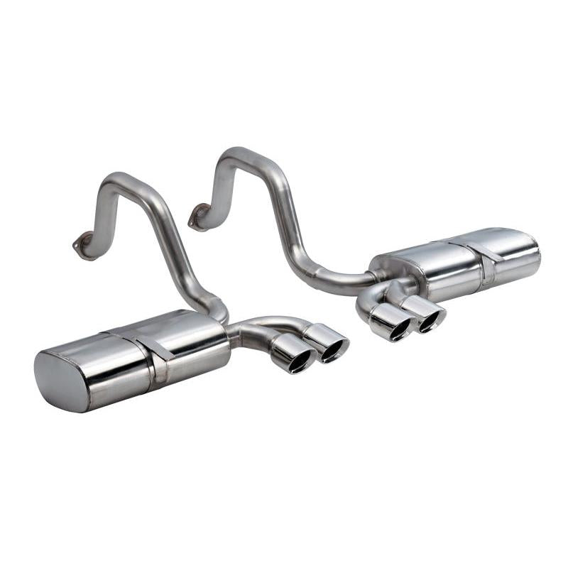 Corsa 1997-2004 Chevrolet Corvette C5 Z06 5.7L V8 Polished Sport Axle-Back Exhaust-SR1 Performance