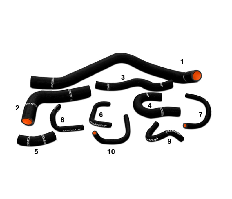 Mishimoto 88-91 Honda Civic Black Silicone Hose Kit-SR1 Performance