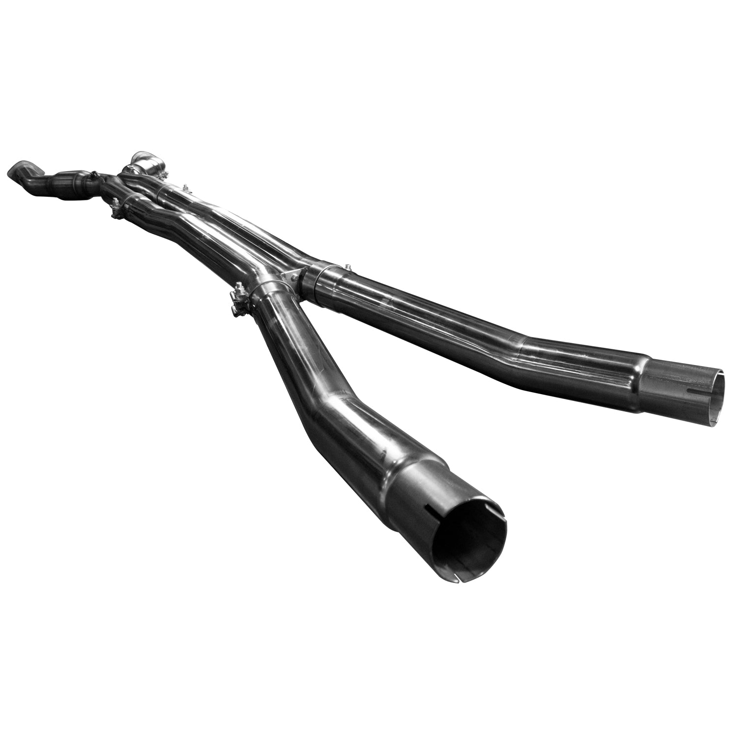 3" SS GREEN Catted X-Pipe. 2009-2015 Cadillac CTS-V. Connects to OEM.