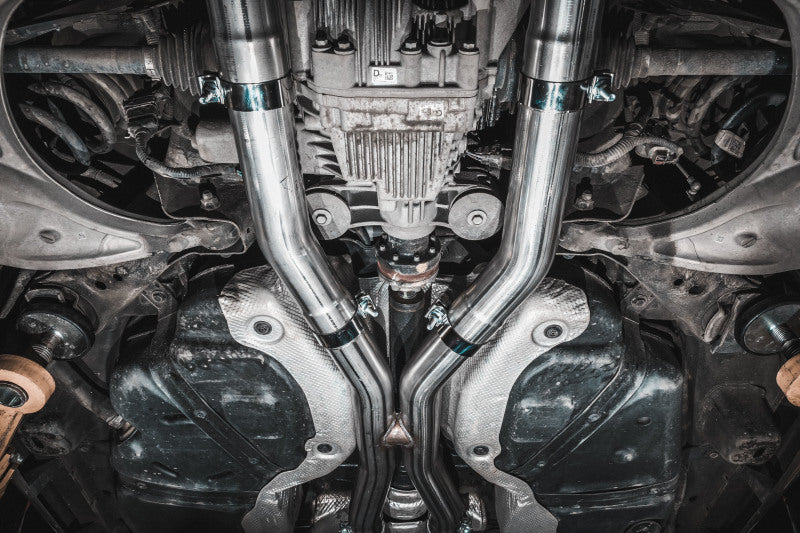 MBRP 18-23 Dodge Durango SRT 6.4L Armor Pro T304 SS 3in Cat Back Exhaust Dual Rear Exit w/ CF Tips-SR1 Performance