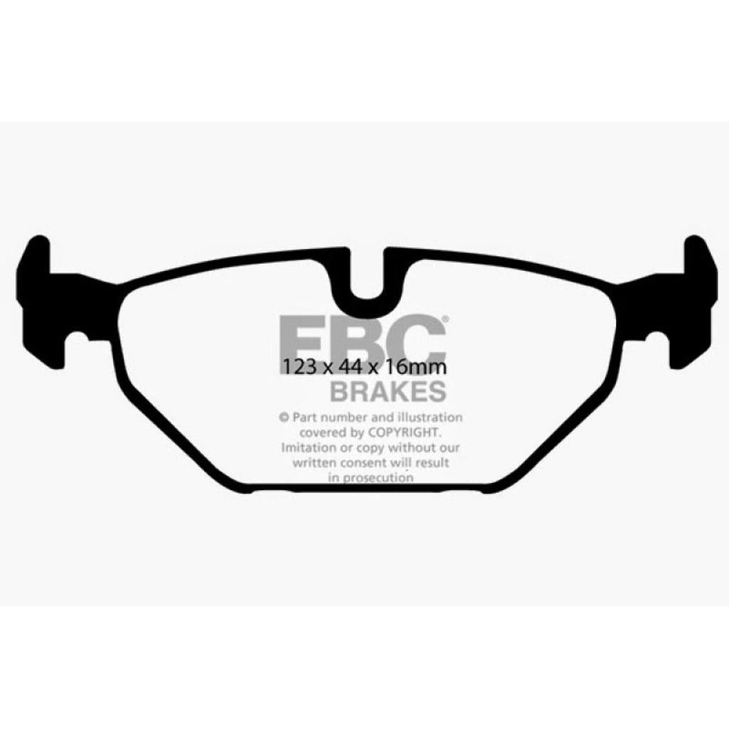 EBC Yellowstuff Rear Brake Pads for Saab 9-5 2001-2007 – High-Performance Street and Track Use