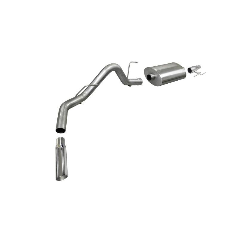 Corsa 2011-2014 -13 Ford F-150 EcoBoost 3.5L V6 Polished Sport Cat-Back Exhaust