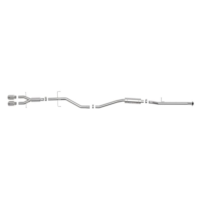aFe Takeda 2.5in 304SS Cat-Back Exhaust System w/ Polished Tips 17-20 Honda Civic Si Sedan I4 1.5L-SR1 Performance