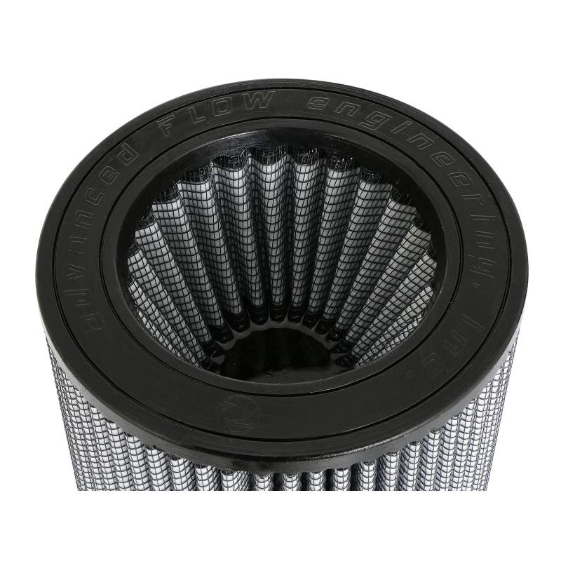 aFe MagnumFLOW Pro DRY S Universal Air Filter 4in F x 6in B (mt2) x 5.5in T (Inv) x 7.5in H-SR1 Performance