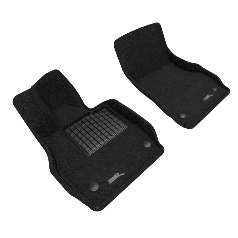 3D MAXpider 20-23 Chevrolet Corvette C8 Elegant R1 Floormat Set - Black-SR1 Performance