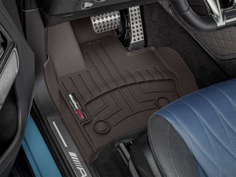 WeatherTech DigitalFit Rear FloorLiner for 2025 Mercedes-Benz G-Class SUV in Cocoa