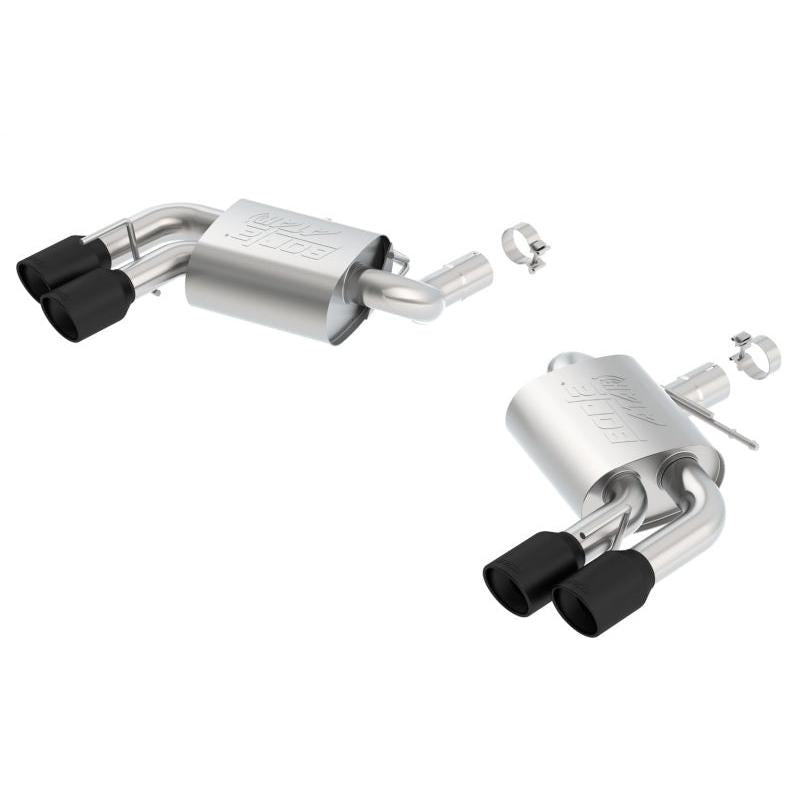 Borla 16-18 Chevy Camaro V8 SS AT/MT ATAK Rear Section Exhaust w/o Dual Mode Valves Ceramic Black