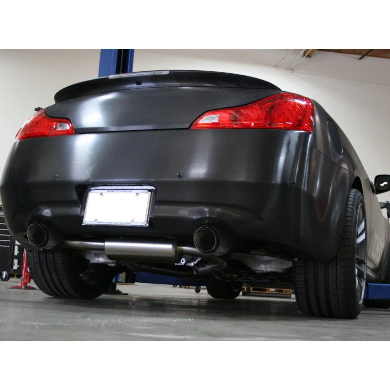 aFe Takeda 2-1/2in 304SS Cat-Back Exhaust Infiniti G37 08-13/Q60 14-15 V6-3.7 w/ Carbon Fiber Tips