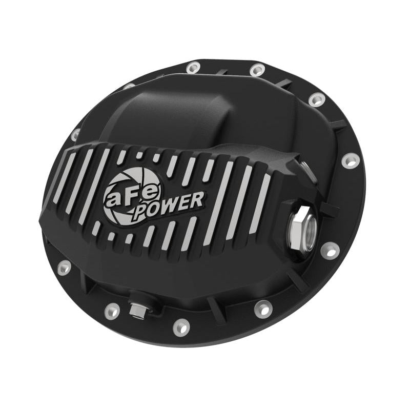 aFe Power Pro Series Rear Differential Cover Black w/ Machined Fins 13-18 RAM Diesel Trucks L6-6.7L