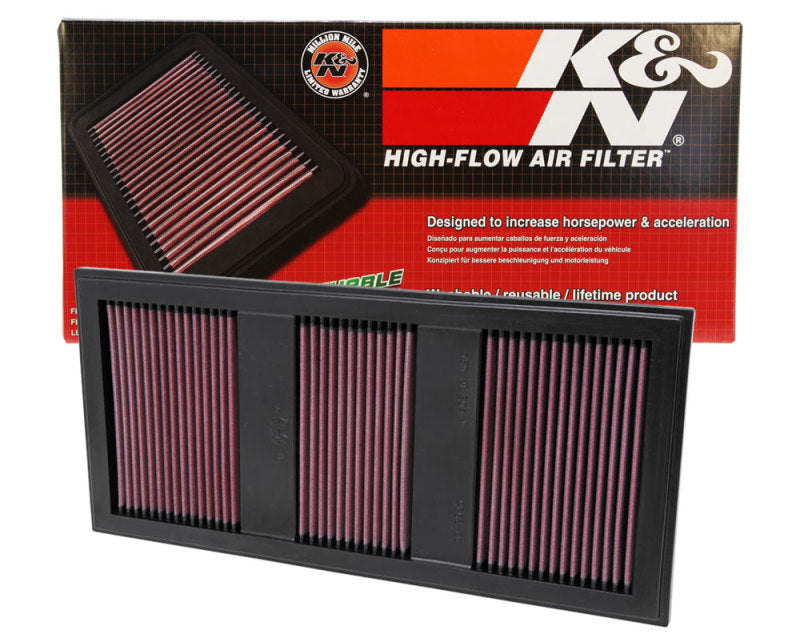 K&N Replacement Air FIlter 11 Mercedes Benz C350/CLS350/E300/GLK350/ML350/S350 / 11-12 E350/SLK350-SR1 Performance