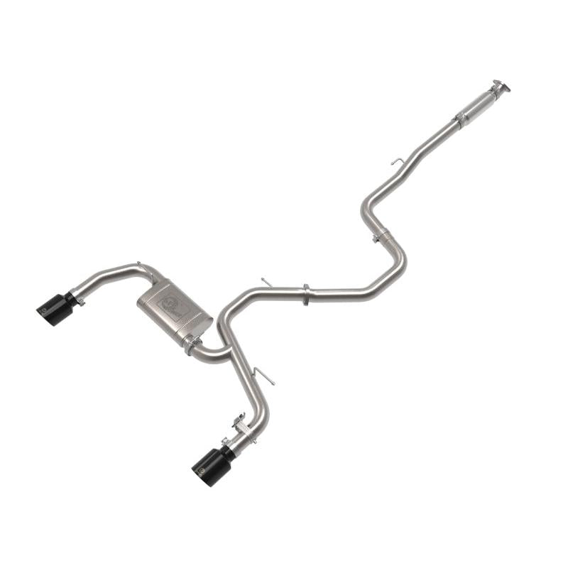 aFe Takeda Hyundai Elantra N 22-23 L4-2.0L (t) 3in 304 SS Cat-Back Exhaust w/ Black Tips-SR1 Performance