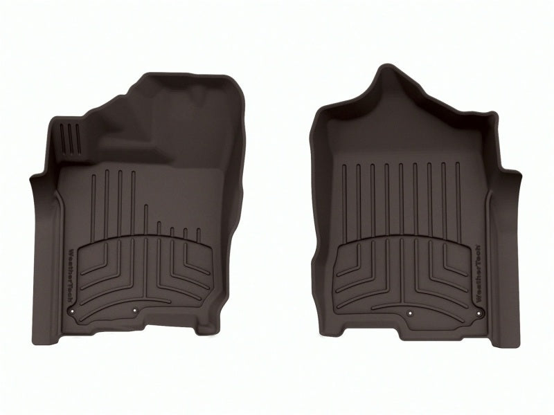 WeatherTech FloorLiner HP for Nissan Titan (2016-2017) Front - Cocoa | Custom Fit Floor Protection