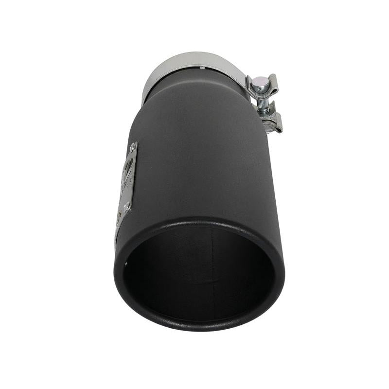 aFe MACH Force-Xp 409 Stainless Steel Exhaust Tip 3.5 In x 4.5in Out x 12in L Clamp-On-SR1 Performance