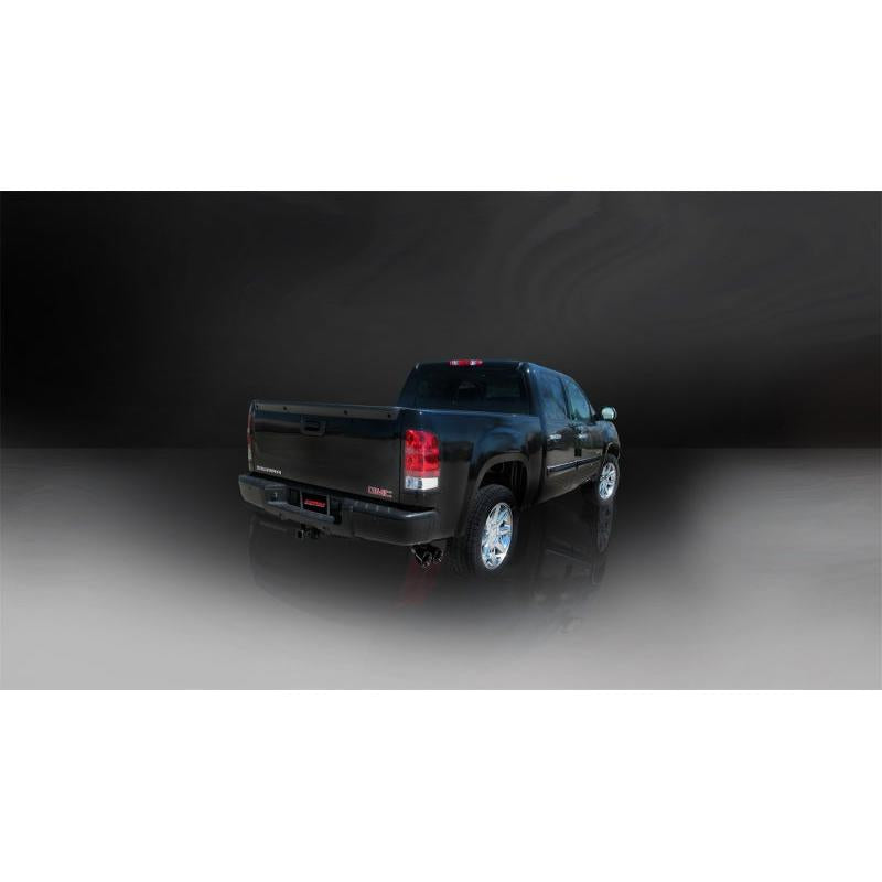 Corsa 2010-2013 Chevrolet Silverado Crew Cab/Short Bed 1500 4.8L V8 Black Sport Cat-Back Exhaust