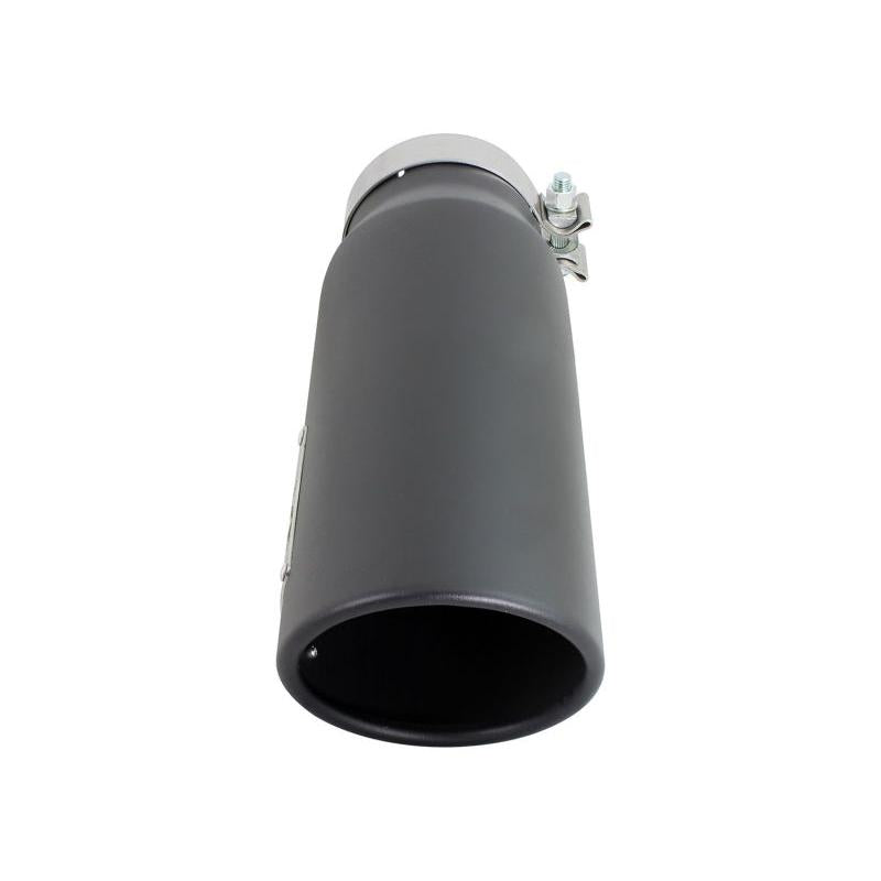 aFe Diesel Exhaust Tip Bolt On Black 4in Inlex x 5in Outlet x 15in-SR1 Performance