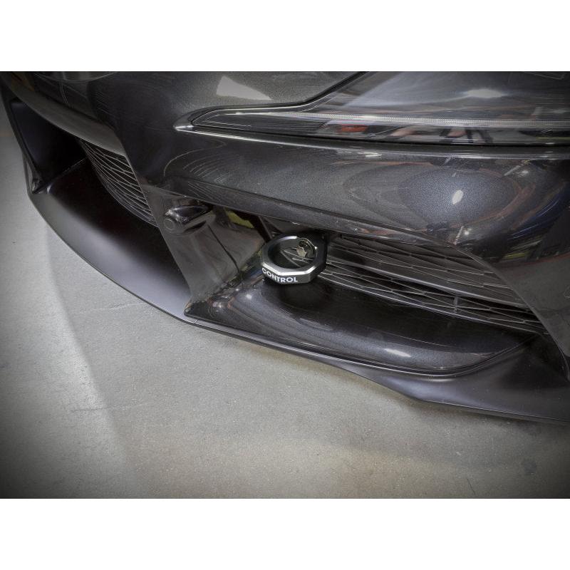 aFe Control Front Tow Hook Gray 20-21 Toyota GR Supra (A90)-SR1 Performance