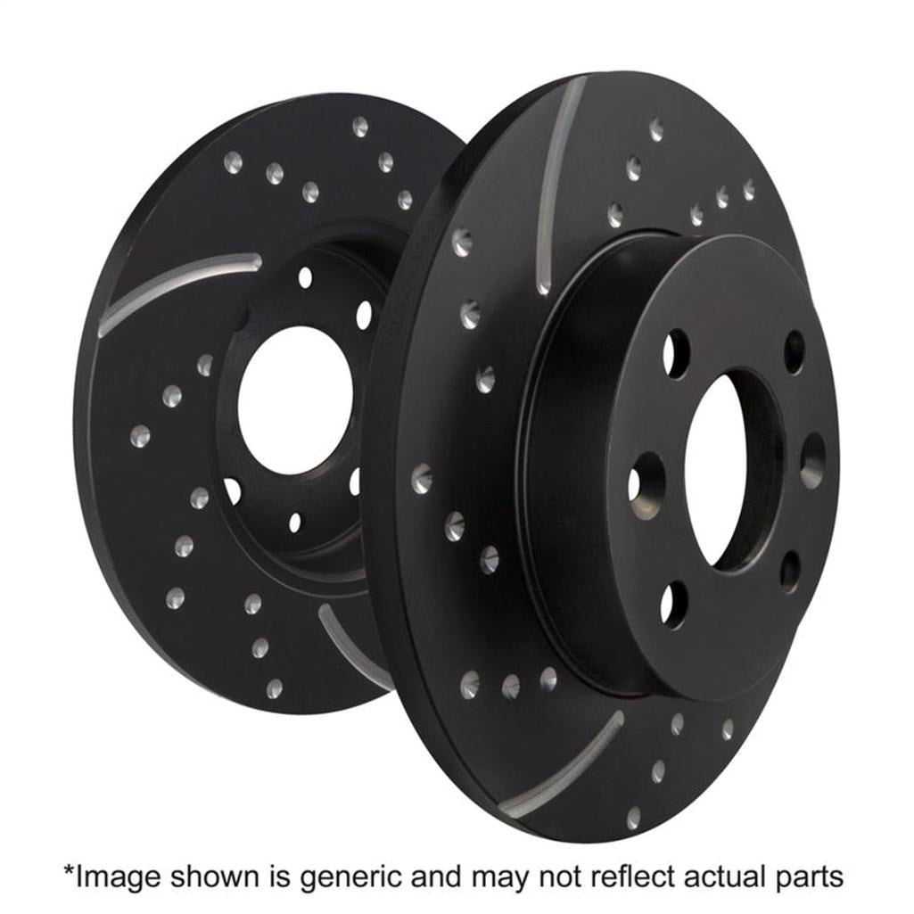 EBC GD7224 Sport Rear Rotors for Jeep Grand Cherokee 2000-2004 – British Made, Slotted Brake Disc Set