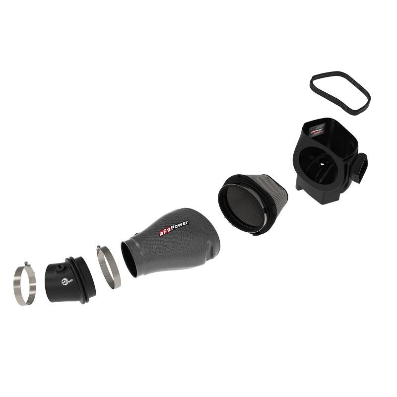 aFe Track Series Carbon Fiber Pro Dry S AIS - 2018 Jeep Grand Cherokee Trackhawk (WK2) V8-6.2L(SC)-SR1 Performance