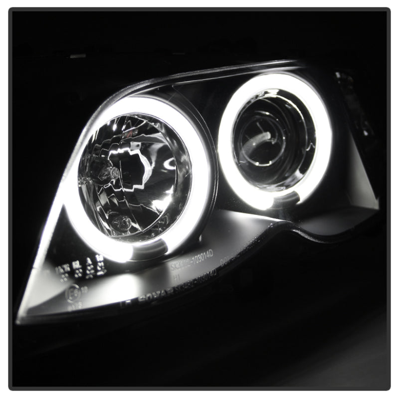 Spyder BMW E46 3-Series 02-05 4DR Projector Headlights 1PC LED Halo Blk PRO-YD-BMWE4602-4D-AM-BK-SR1 Performance