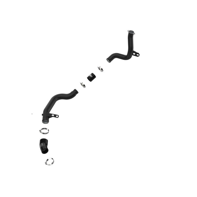 aFe 22-23 Hyundai Kona N L4 2.0L (t) BladeRunner 2-1/4in to 2-1/2in Aluminum Hot Charge Pipe - Black-SR1 Performance