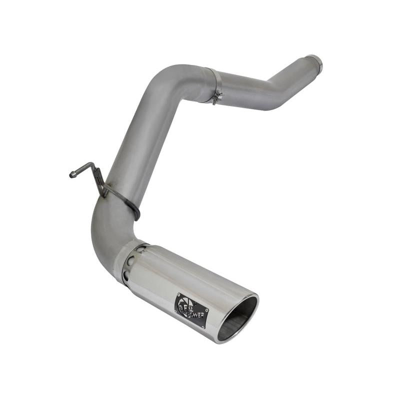 aFe LARGE Bore HD Exhausts 5in DPF-Back SS-409 2016 Nissan Titan XD V8-5.0L CC/SB (td)