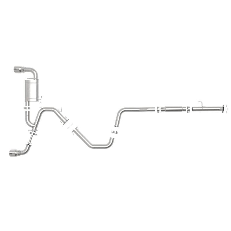 aFe Takeda Exhaust Cat-Back 19-20 Hyundai Veloster N 304SS Polished Dual Tips Exhaust-SR1 Performance