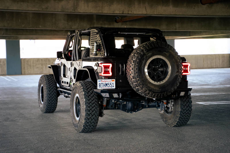 DV8 Offroad Jeep Wrangler JL Slim Fender Flares - Part Number FDJL-07