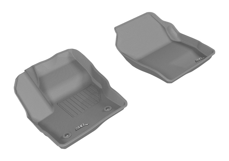 3D MAXpider 2015-2019 Ford Escape Kagu 1st Row Floormat - Gray-SR1 Performance
