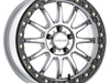 A14SB Alpha Beadlock Raceline Wheel - Hyper Silver with Black