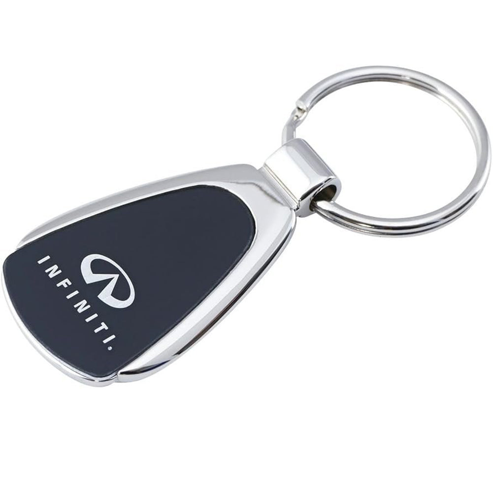 Infiniti Black Tear Drop Keychain