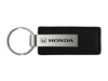 Honda Key Chain - Black Leather