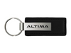 Nissan Altima Keychain and Keyring - Premium Black Leather