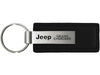 Jeep Grand Cherokee Leather Key Chain - Black