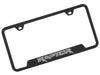 Ford Raptor Laser Etched License Plate Frame - Black