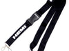 HEMI Lanyard Neck Strap Key Chain - Black with White Logo