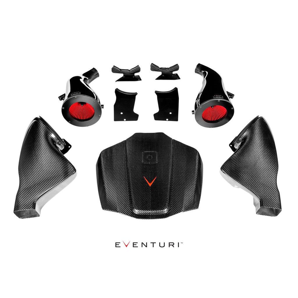 Eventuri Mercedes C190 / R190 AMG GT / GTS / GTR Black Carbon Intake + Engine Cover - Gloss-SR1 Performance