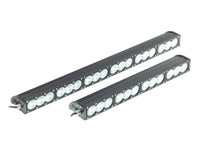 Slim light bar with CREE LED lights for off-roading and high speed applications.