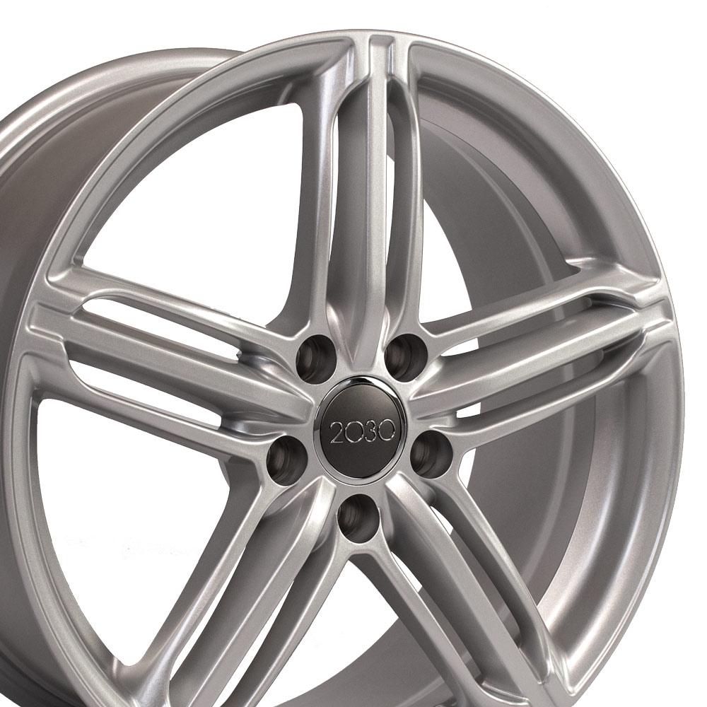 18" Replica AU12 fits Audi RS6 18x8 Silver-SR1 Performance