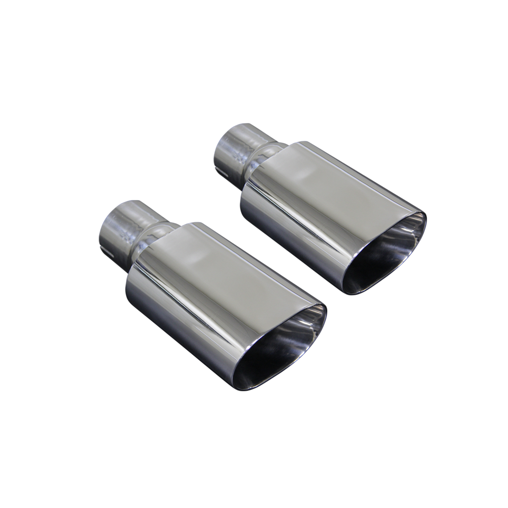 Chevelle Tips - Double Walled, Polished Stainless Steel