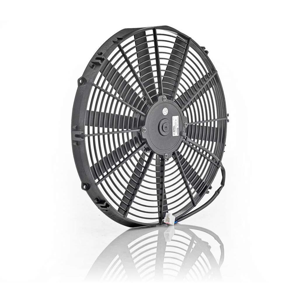 16in Euro Black Thin Lin e Electric Puller Fan