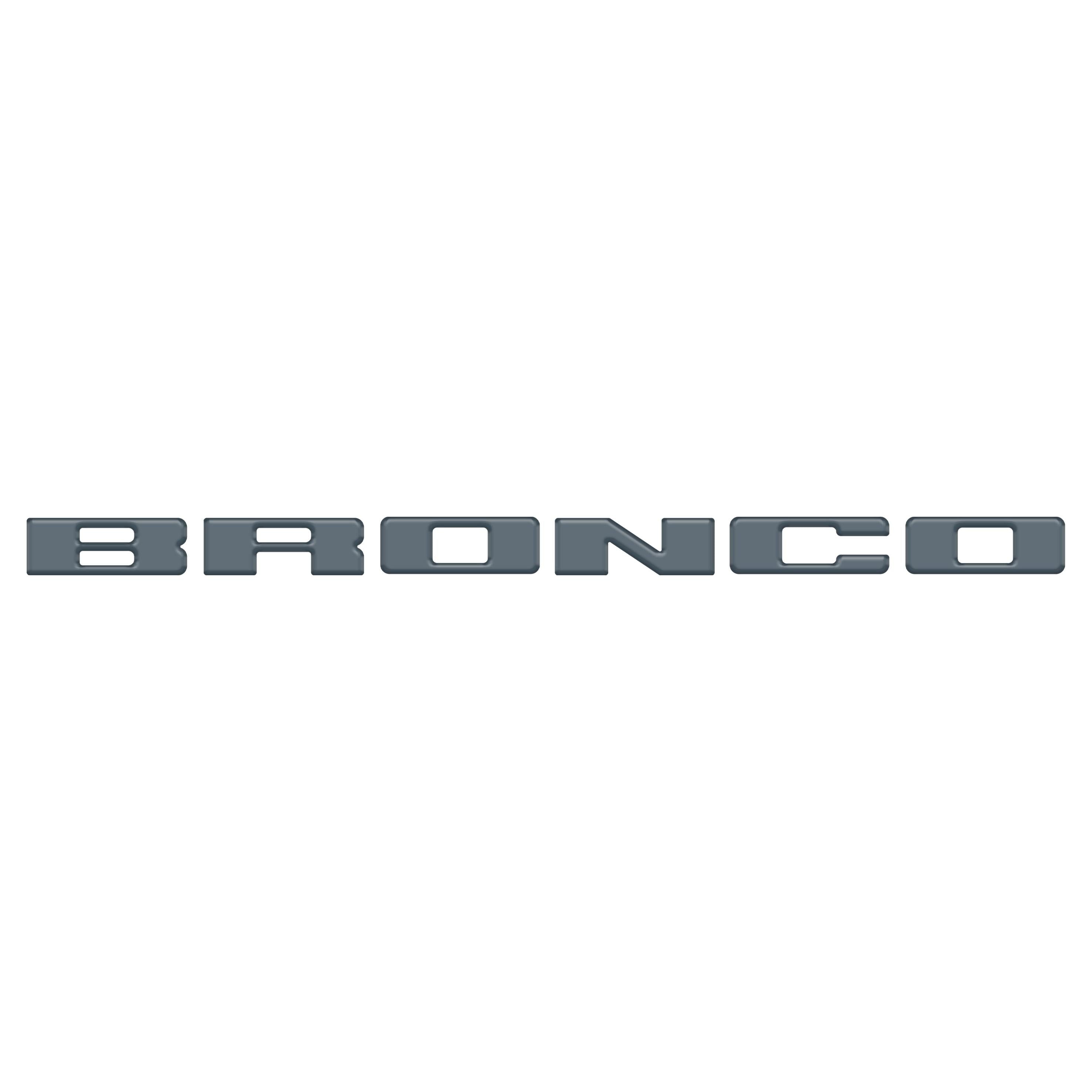 Front Grille Letters Overlays Fits 2021-2026 Ford Bronco Sport