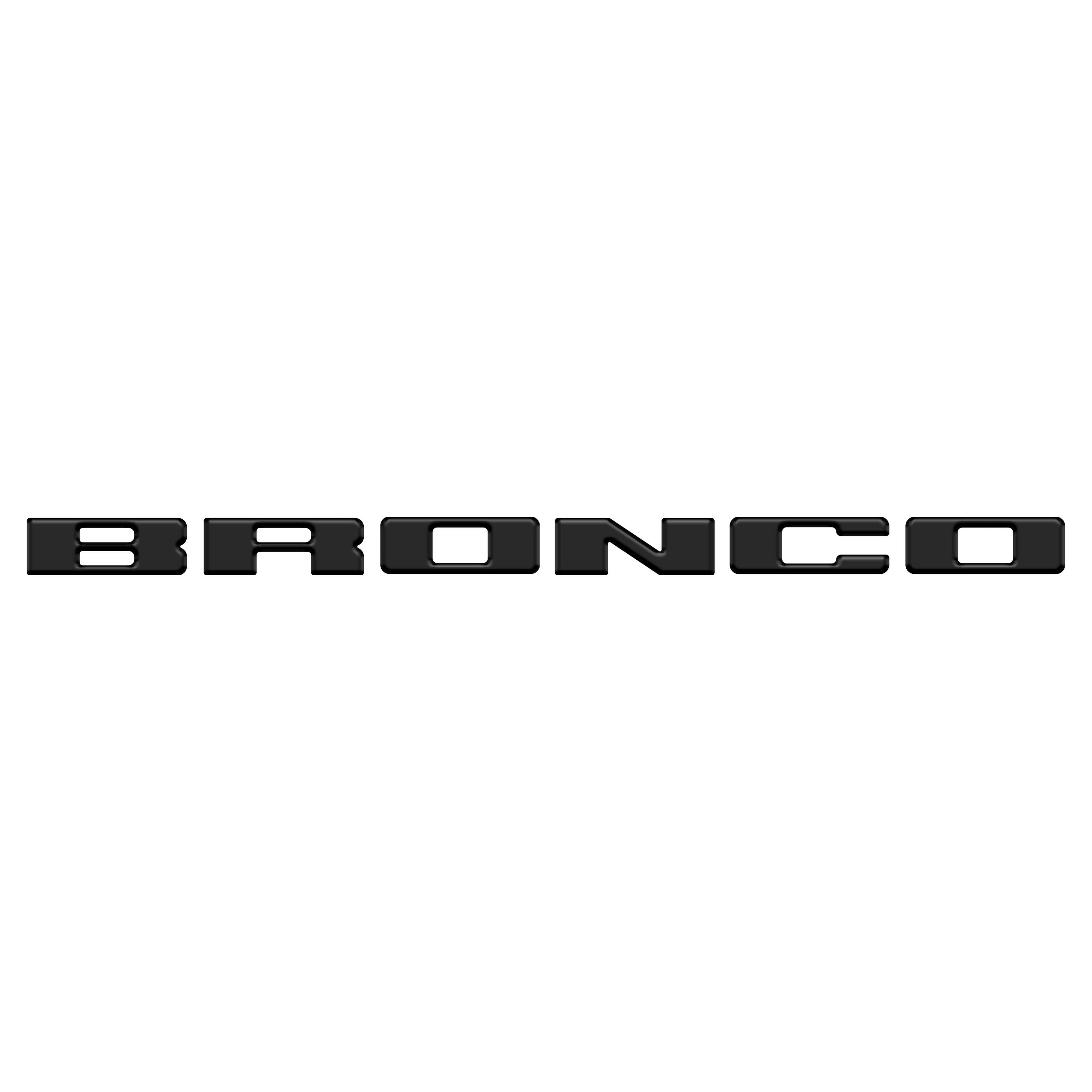 Front Grille Letters Overlays Fits 2021-2026 Ford Bronco Sport
