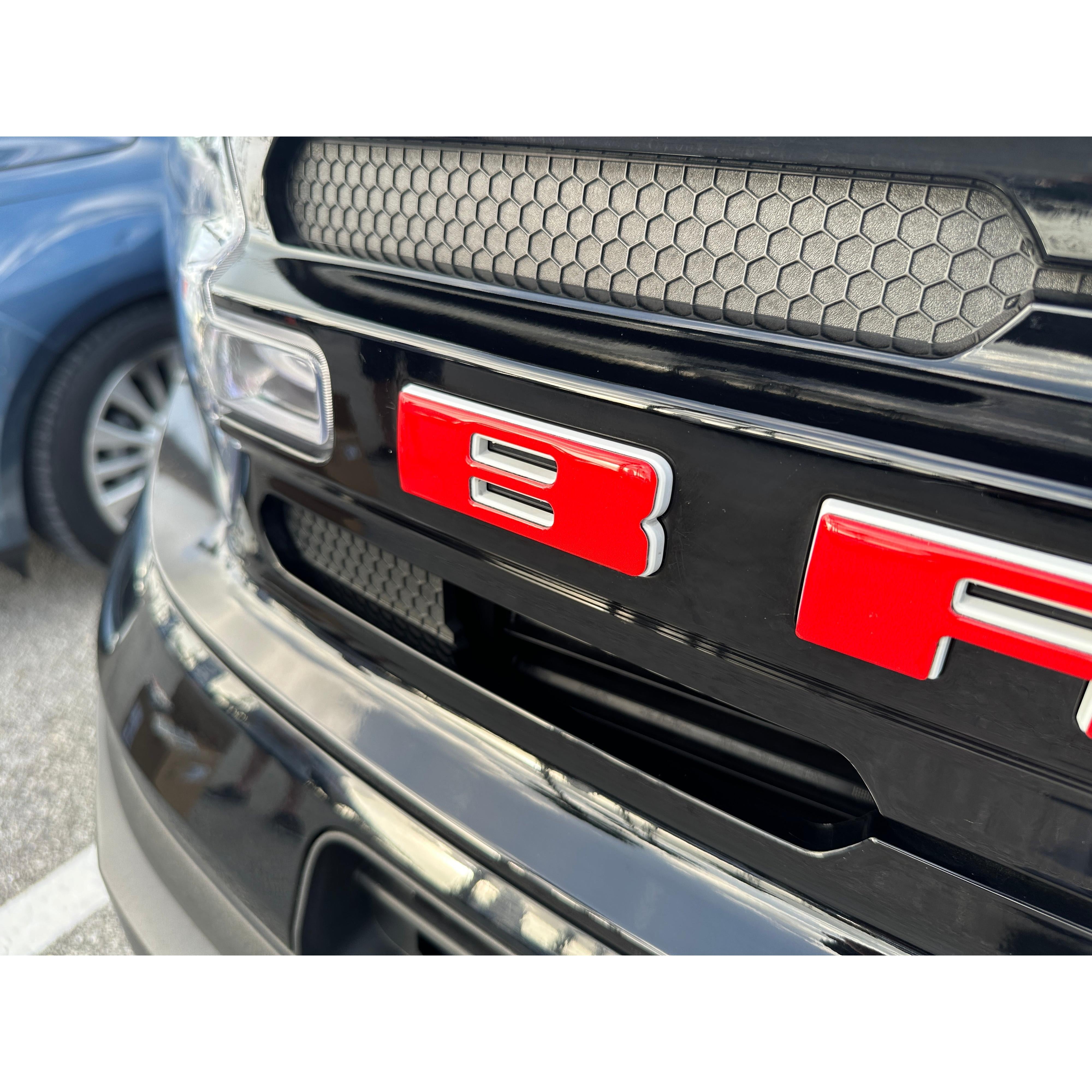 Front Grille Letters Overlays Fits 2021-2026 Ford Bronco Sport