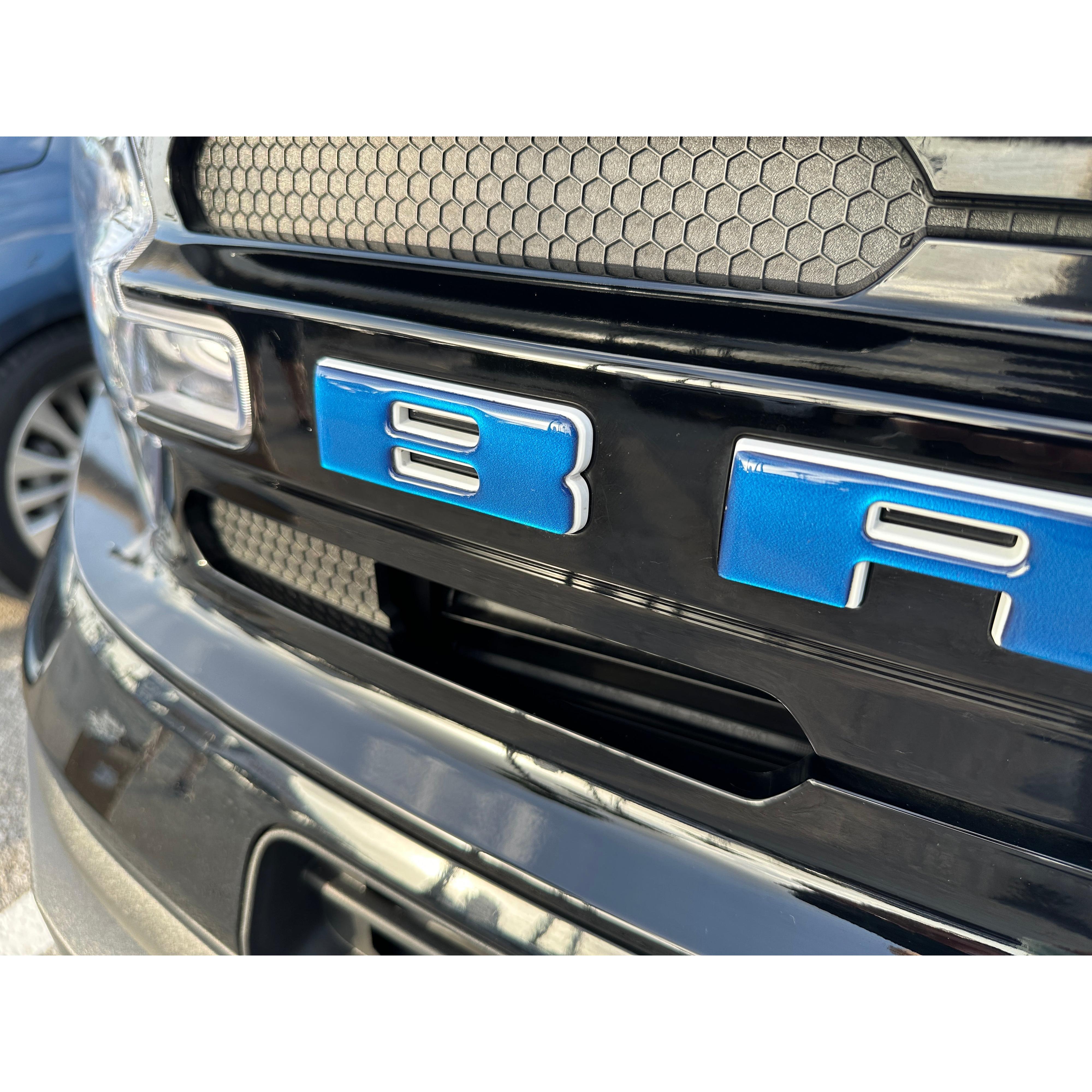 Front Grille Letters Overlays Fits 2021-2026 Ford Bronco Sport