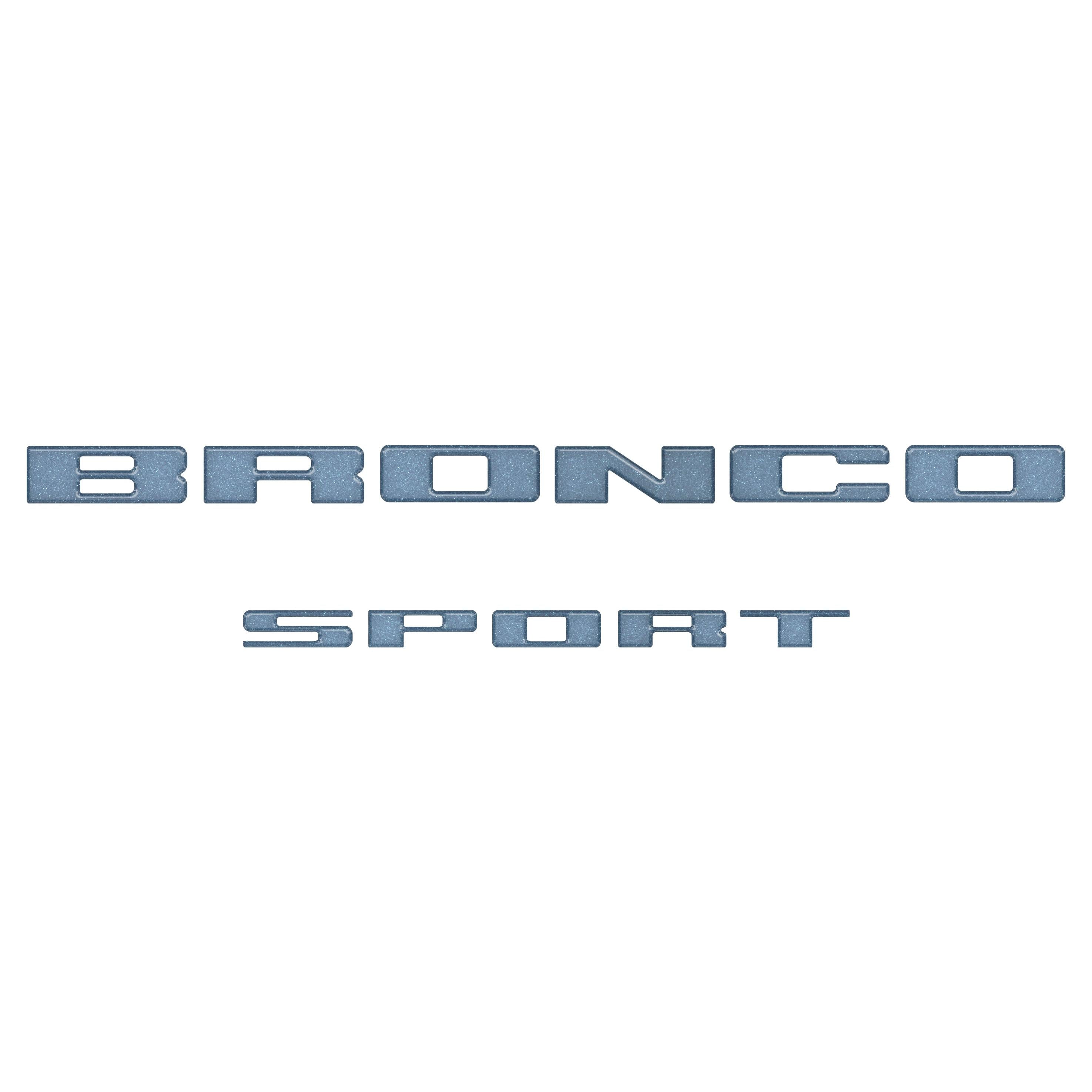 Rear Liftgate Letter Overlays Fits 2021-2026 Ford Bronco Sport