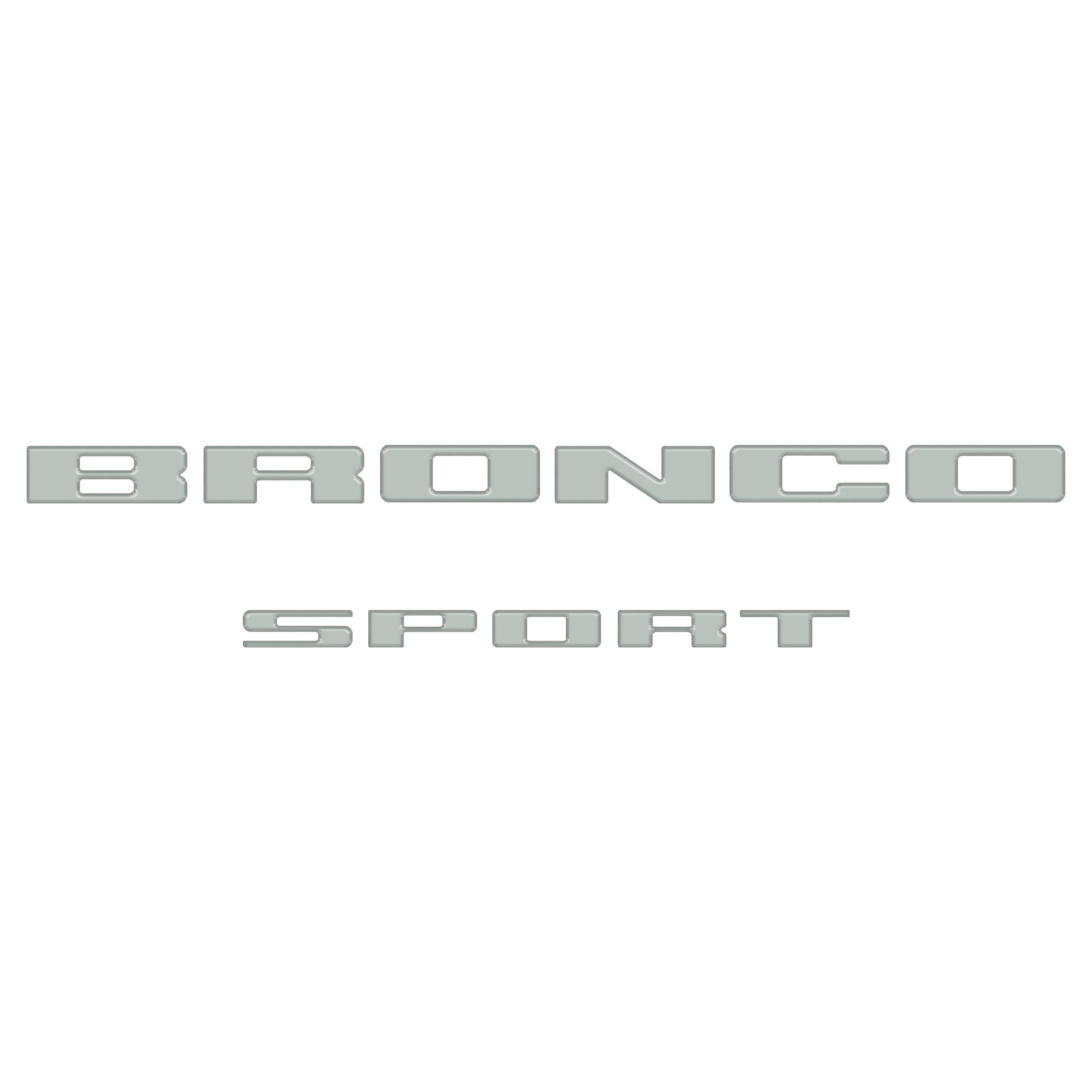 Rear Liftgate Letter Overlays Fits 2021-2026 Ford Bronco Sport