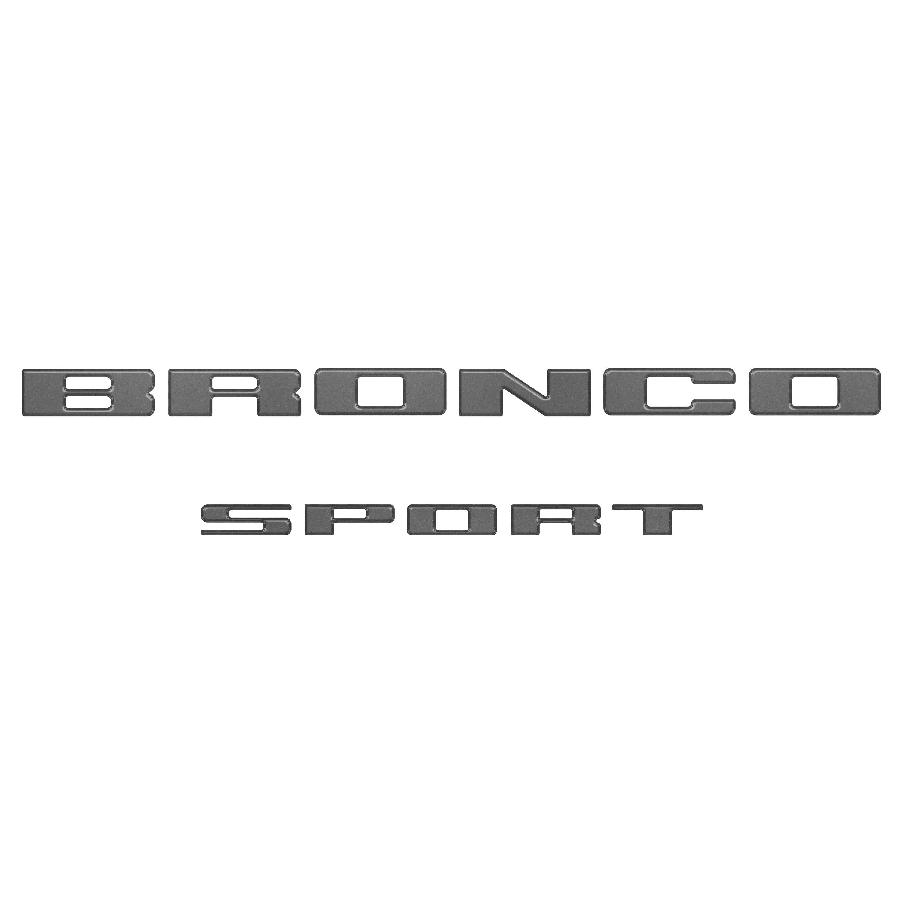 Rear Liftgate Letter Overlays Fits 2021-2026 Ford Bronco Sport