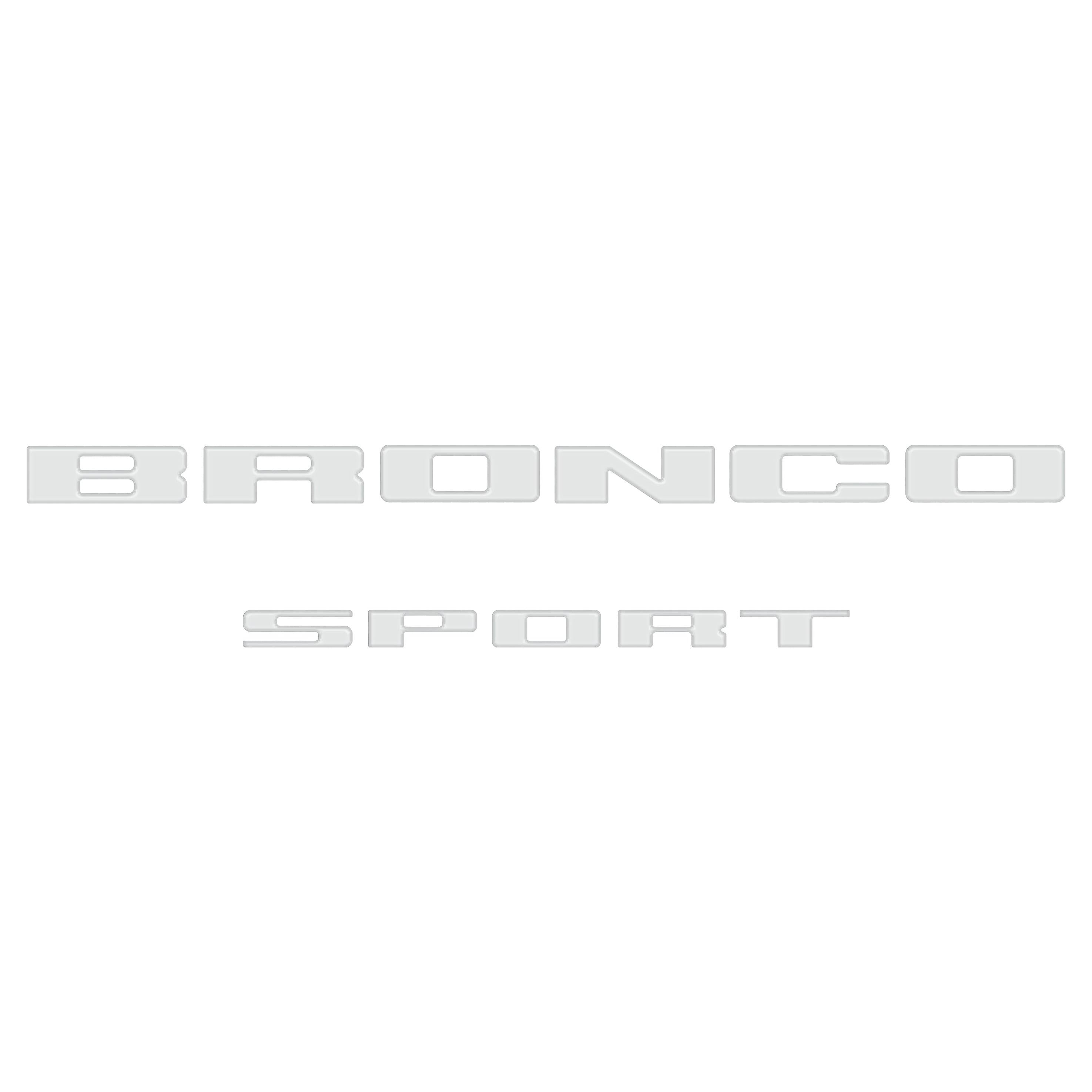 Rear Liftgate Letter Overlays Fits 2021-2026 Ford Bronco Sport
