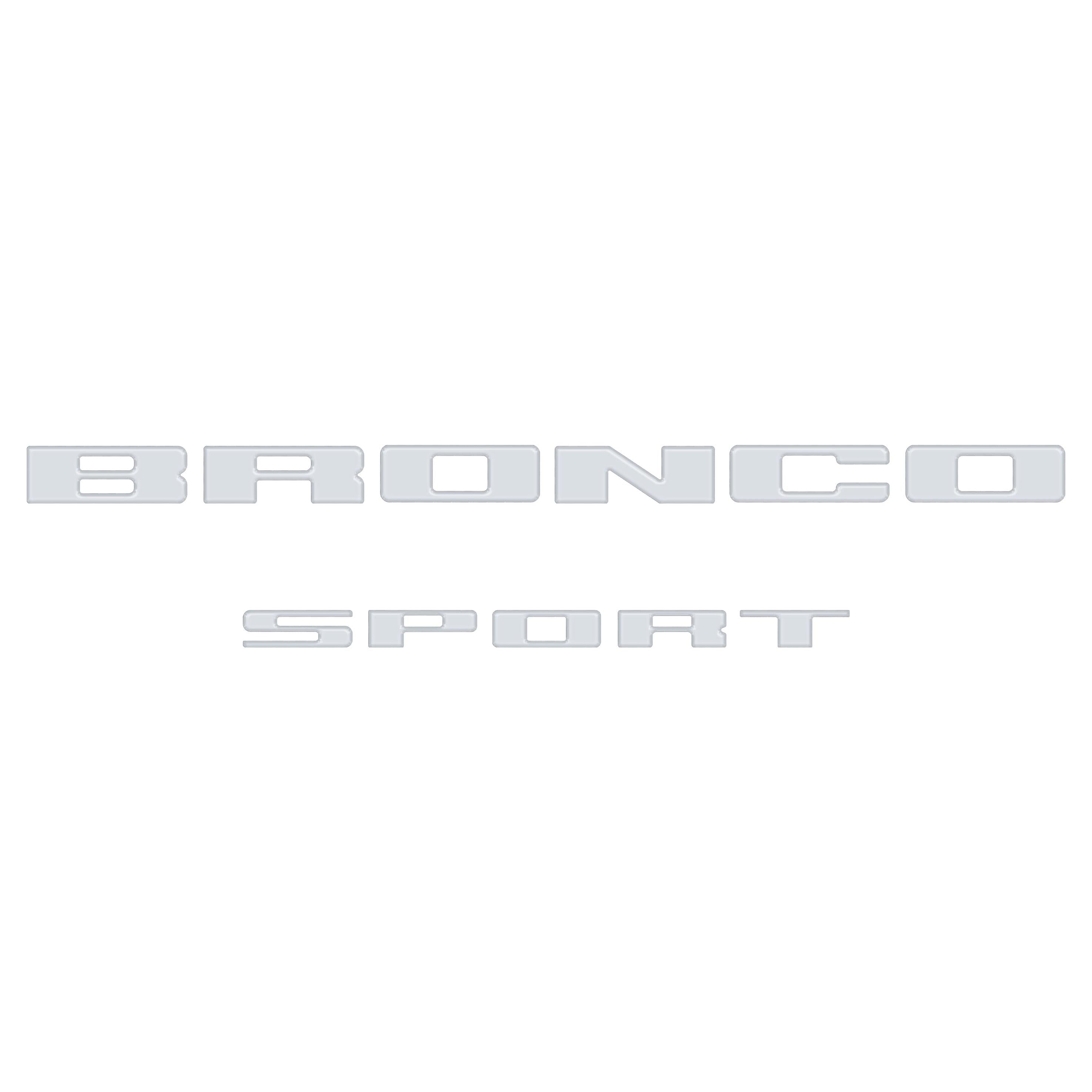 Rear Liftgate Letter Overlays Fits 2021-2026 Ford Bronco Sport